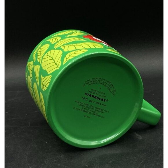 Starbucks Cat Lion Mug Monyee Chau Collection 2024 14oz Coffee Mug - Picture 2 of 9